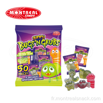 Candy gommeux halal d&#39;Halloween avec couleur naturelle